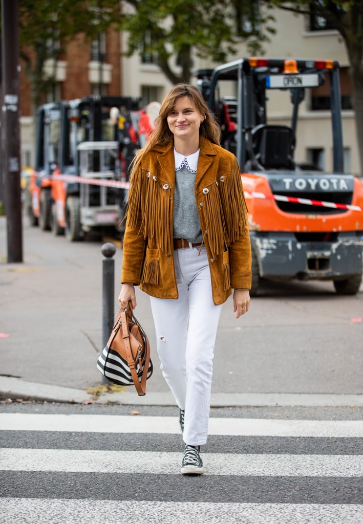 collared sweater outfits