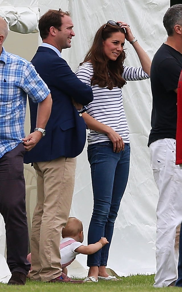 Prince George Crawls at Polo Match | Pictures
