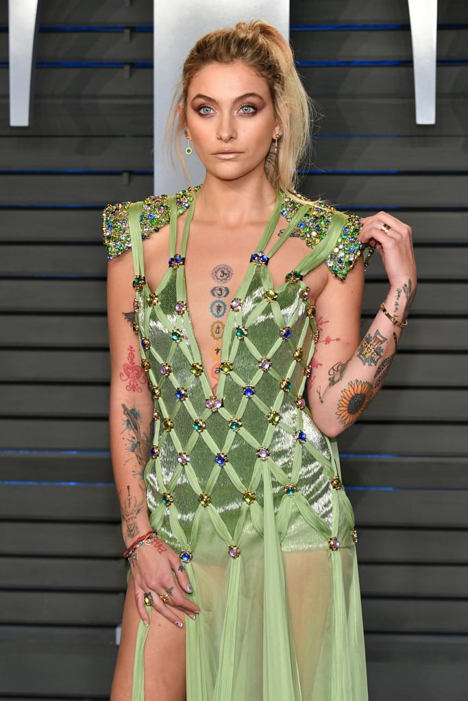 Paris Jackson's Versace Dress at Oscars Afterparty 2018