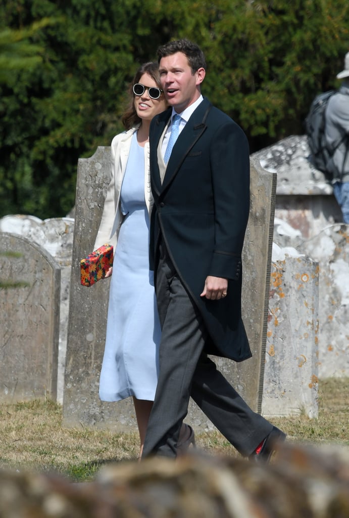 Princess Eugenie's Blue Wedding Guest Dress 2018