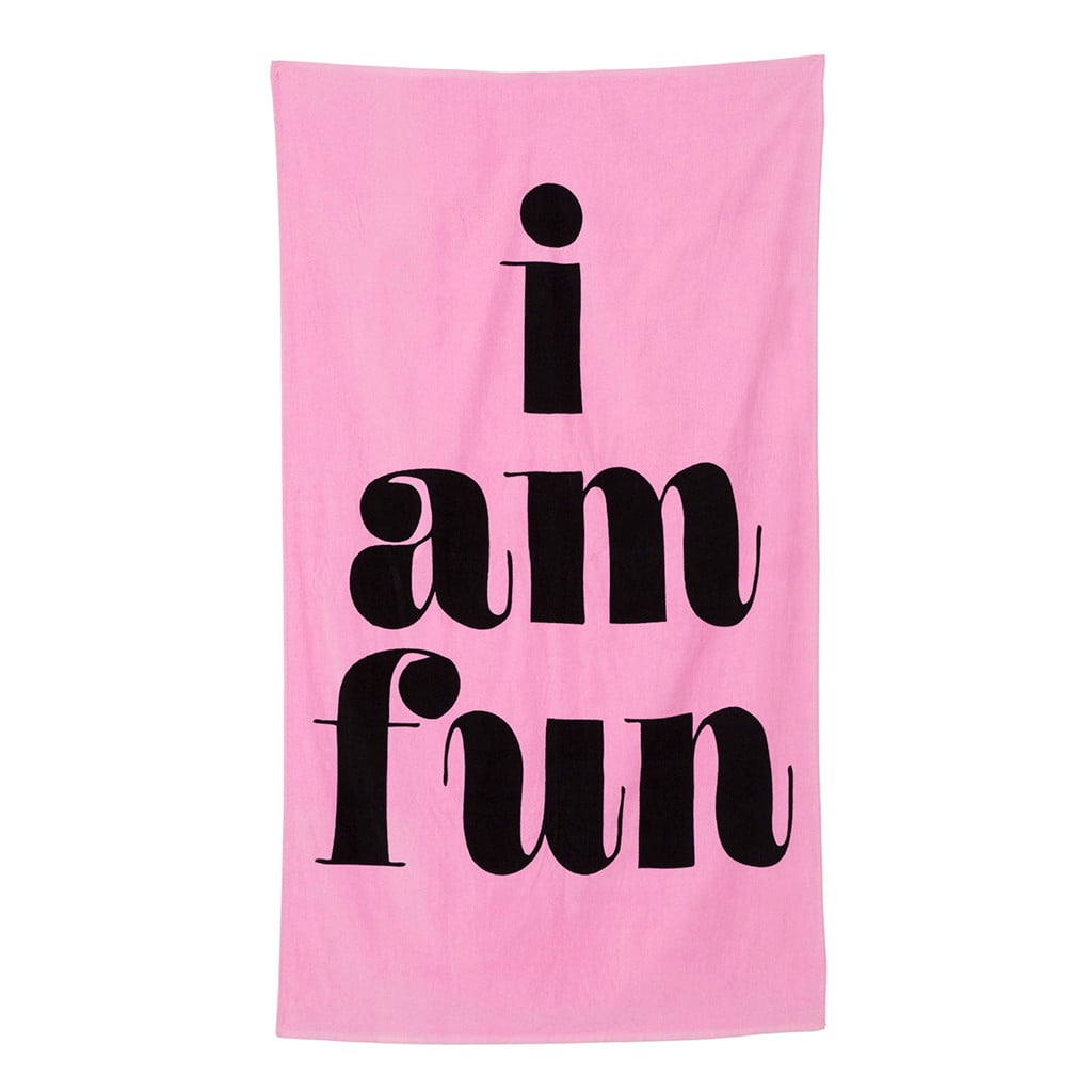 I Am Fun Beach Towel