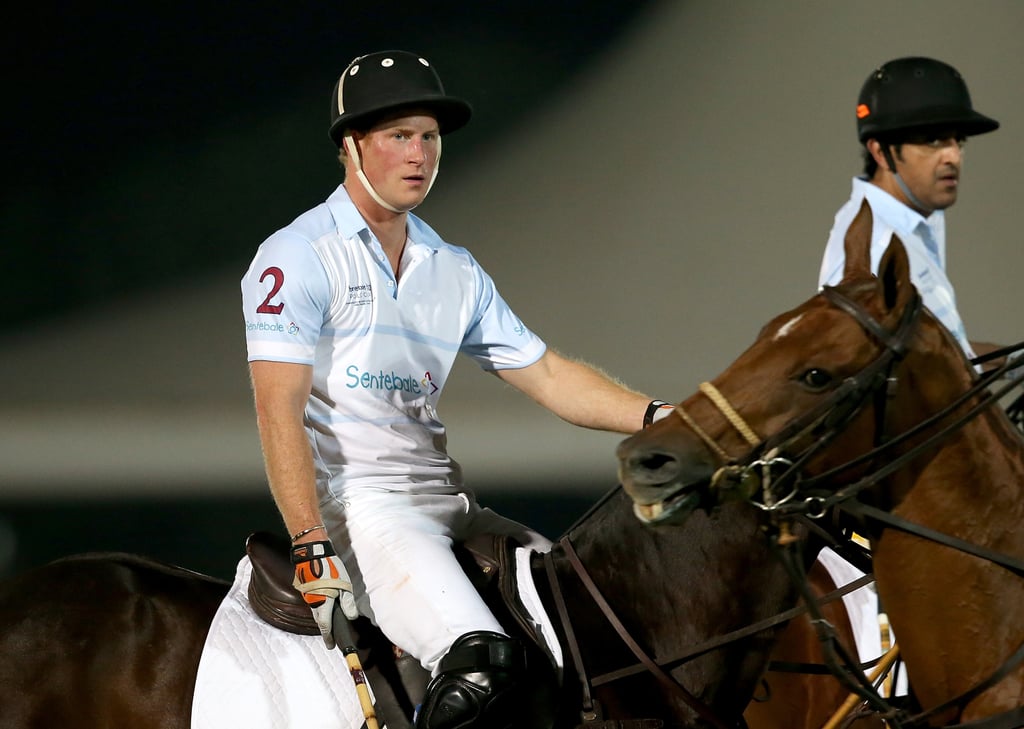 Prince Harry's polo prowess came out during the Sentebale Polo Cup in