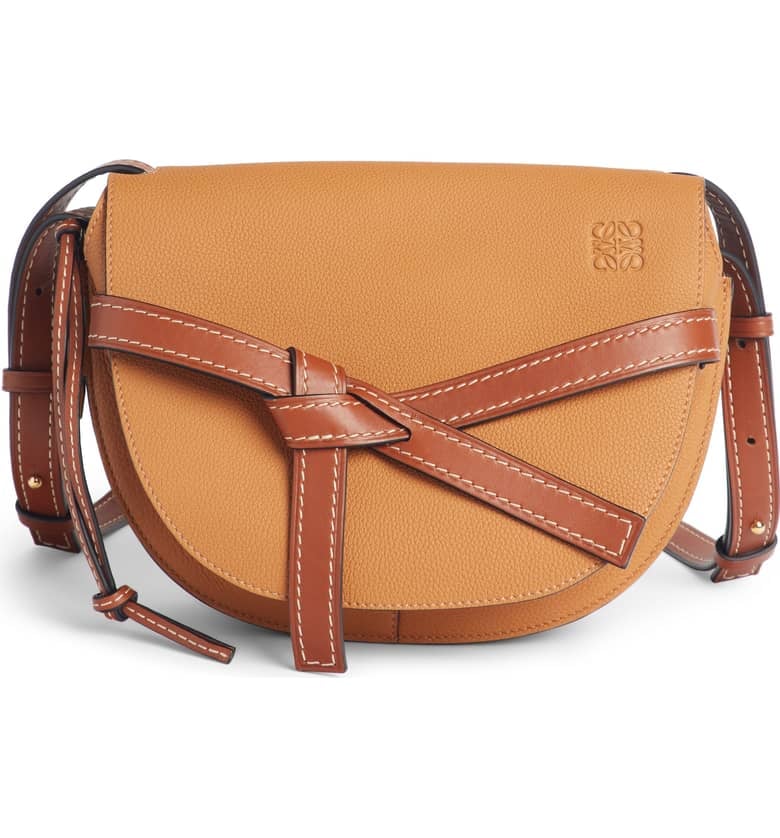 Loewe Small Gate Leather Crossbody Bag