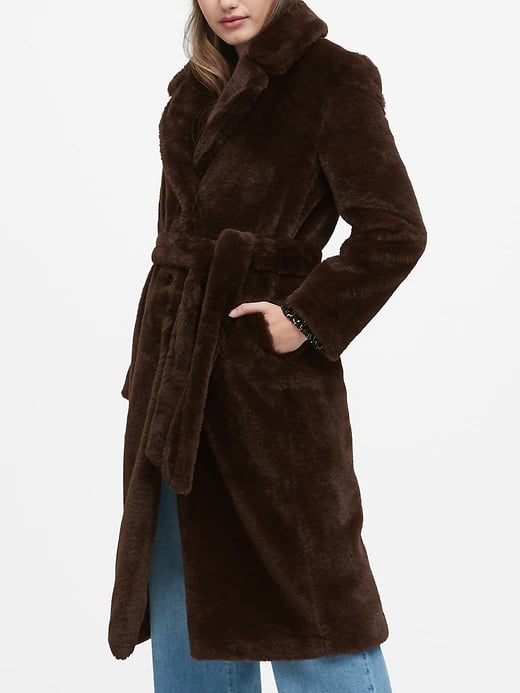 Faux Fur Long Coat