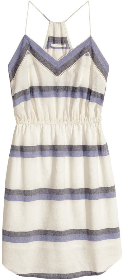 Sometimes it's good to stick to the basics, like a simple striped tank dress that can easily transition from day to night.
 Crinkled Dress ($35)