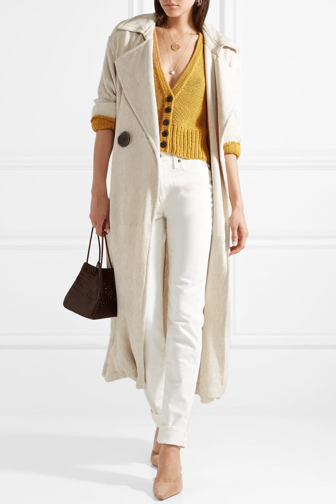 Simon Miller Casco Oversized Matelassé Trench Coat