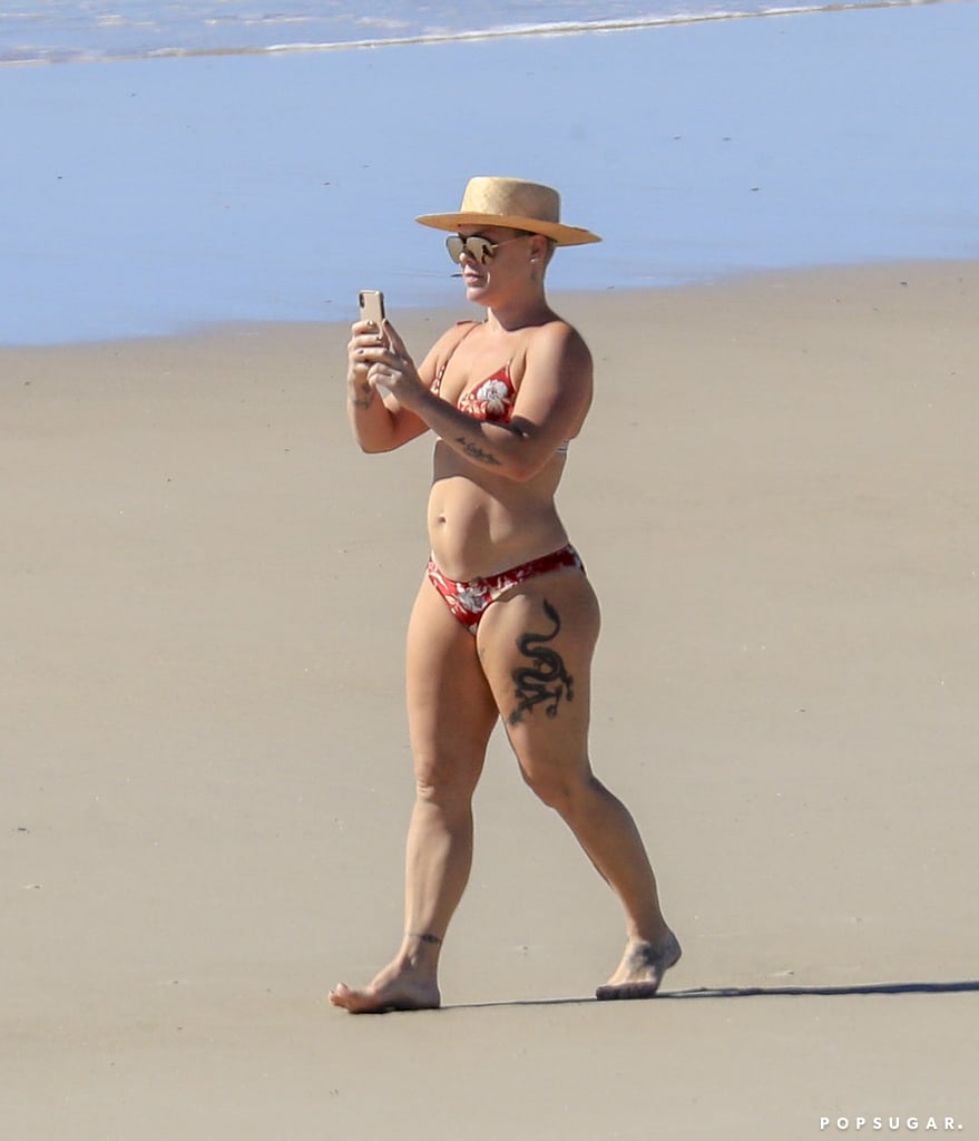 Pink Bikini Pictures in Australia August 2018