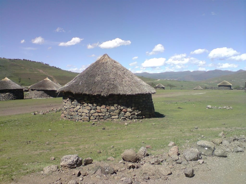Garfors received yet another marriage proposal while he was in Lesotho. A mother proposed on behalf of her daughter, and if Garfors had accepted, he would have lived in a hut like this with the possibility of becoming the chief of the village.