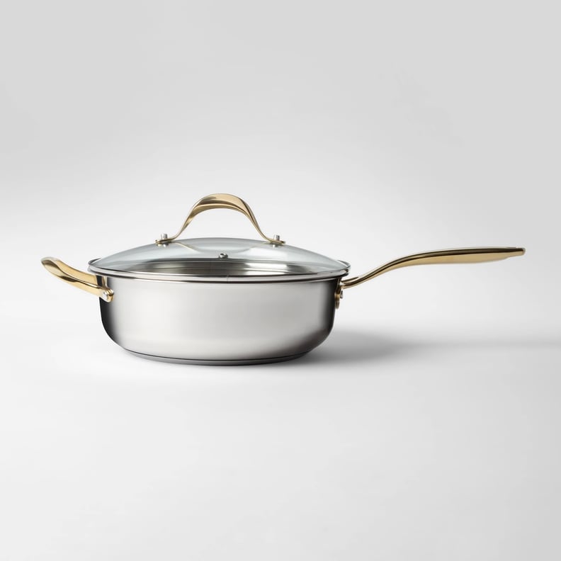 Cravings by Chrissy Teigen 5qt Stainless Steel Saute Pan With Lid