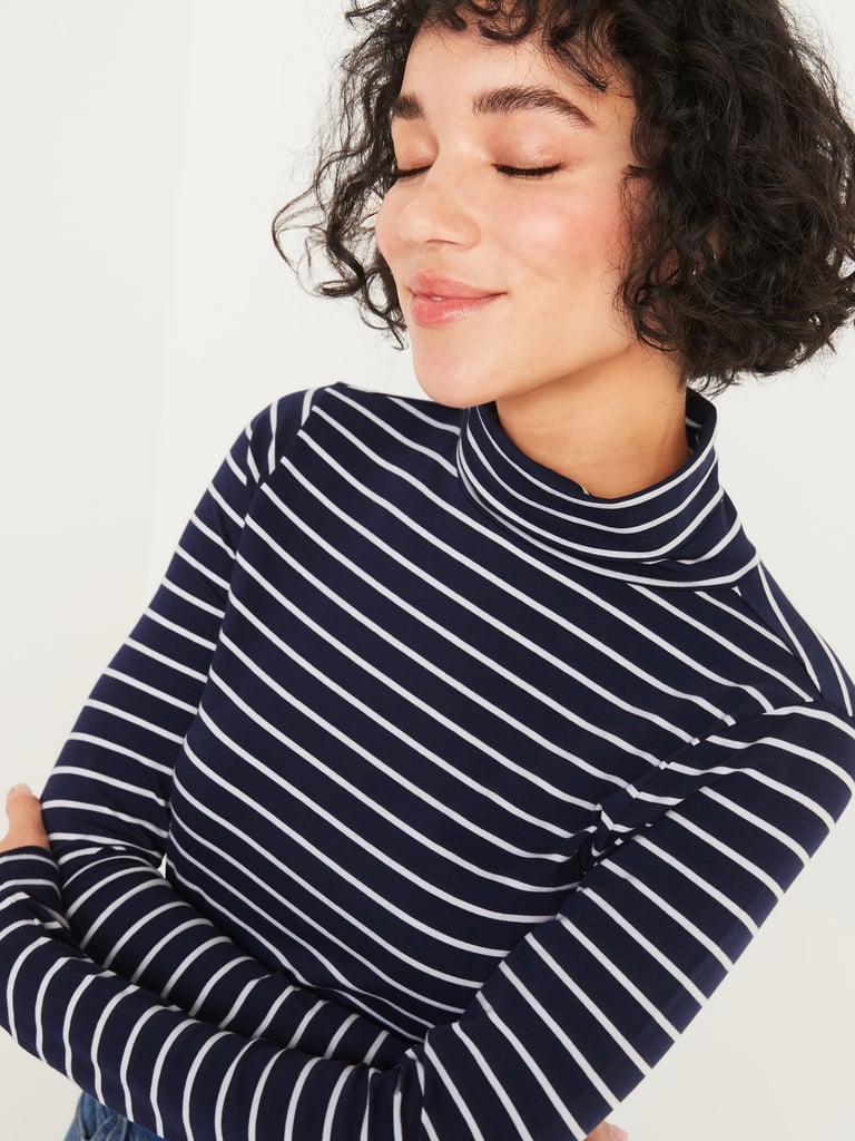 Slim-Fit Long-Sleeve Turtleneck Tee