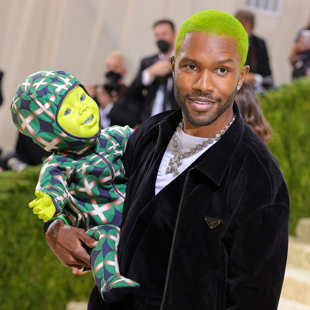 Frank Ocean and His Green Baby at the Met Gala 2021 | POPSUGAR Celebrity