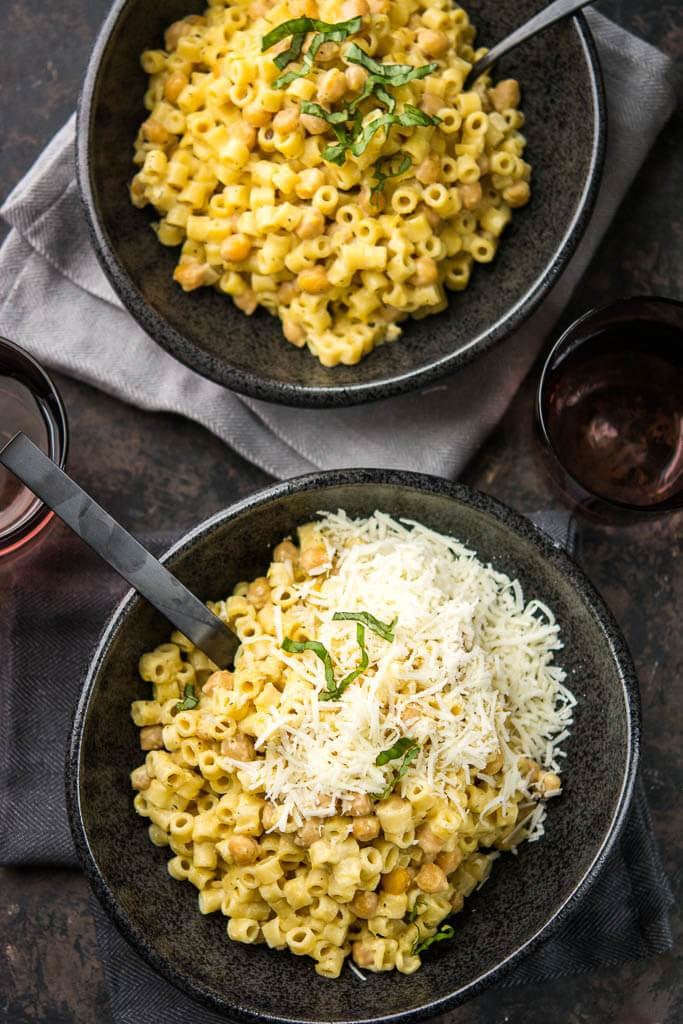 Slow-Cooker Butternut Squash and Chickpea Pasta