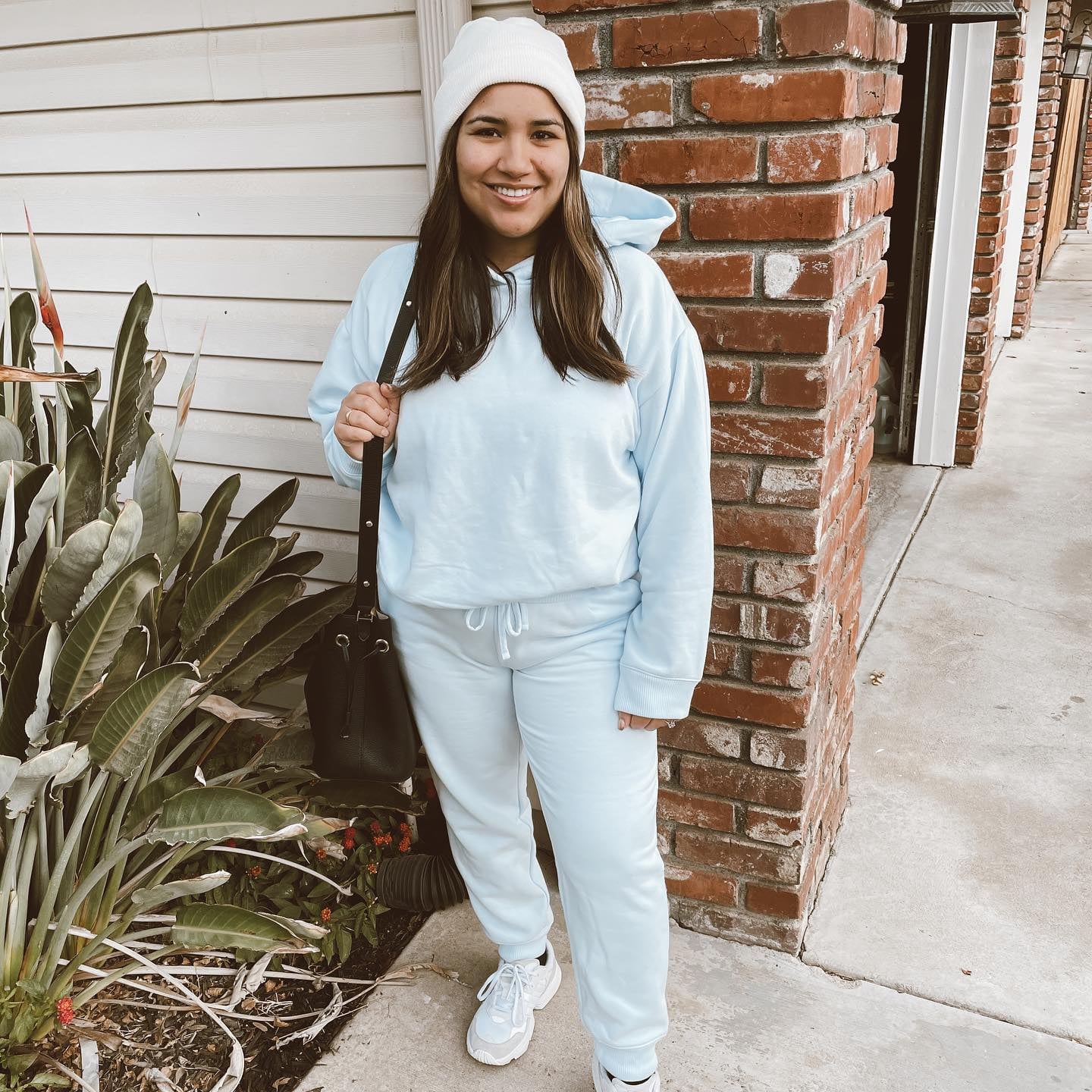 cute matching sweatpants and sweatshirt