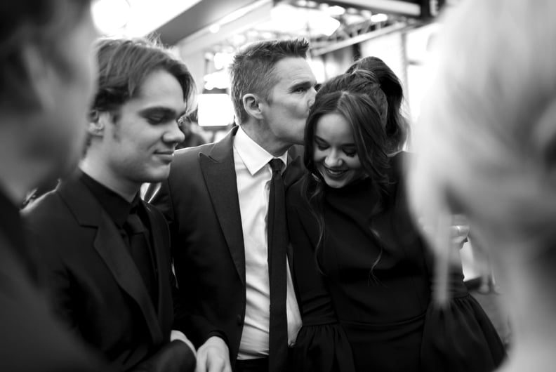 Ellar Coltrane, Ethan Hawke, and Lorelei Linklater