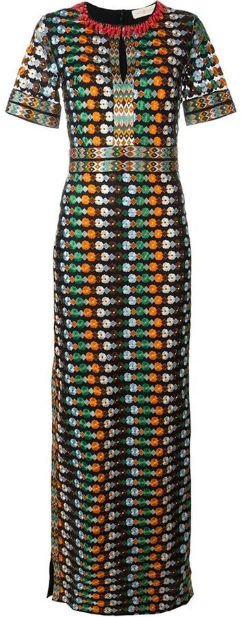 Tory Burch Floral Mesh Gown ($1,567)