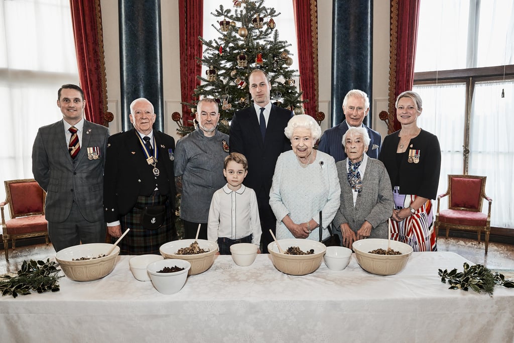 Prince George Makes Christmas Puddings With the Queen