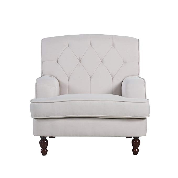 Modern Tufted Fabric Armchair | Affordable Furniture From Amazon ...
