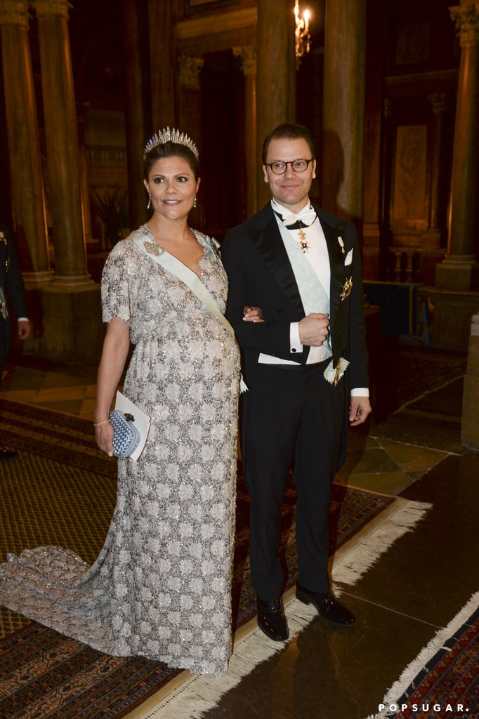 Princess Sofia Wearing a Gold Sequin Dress
