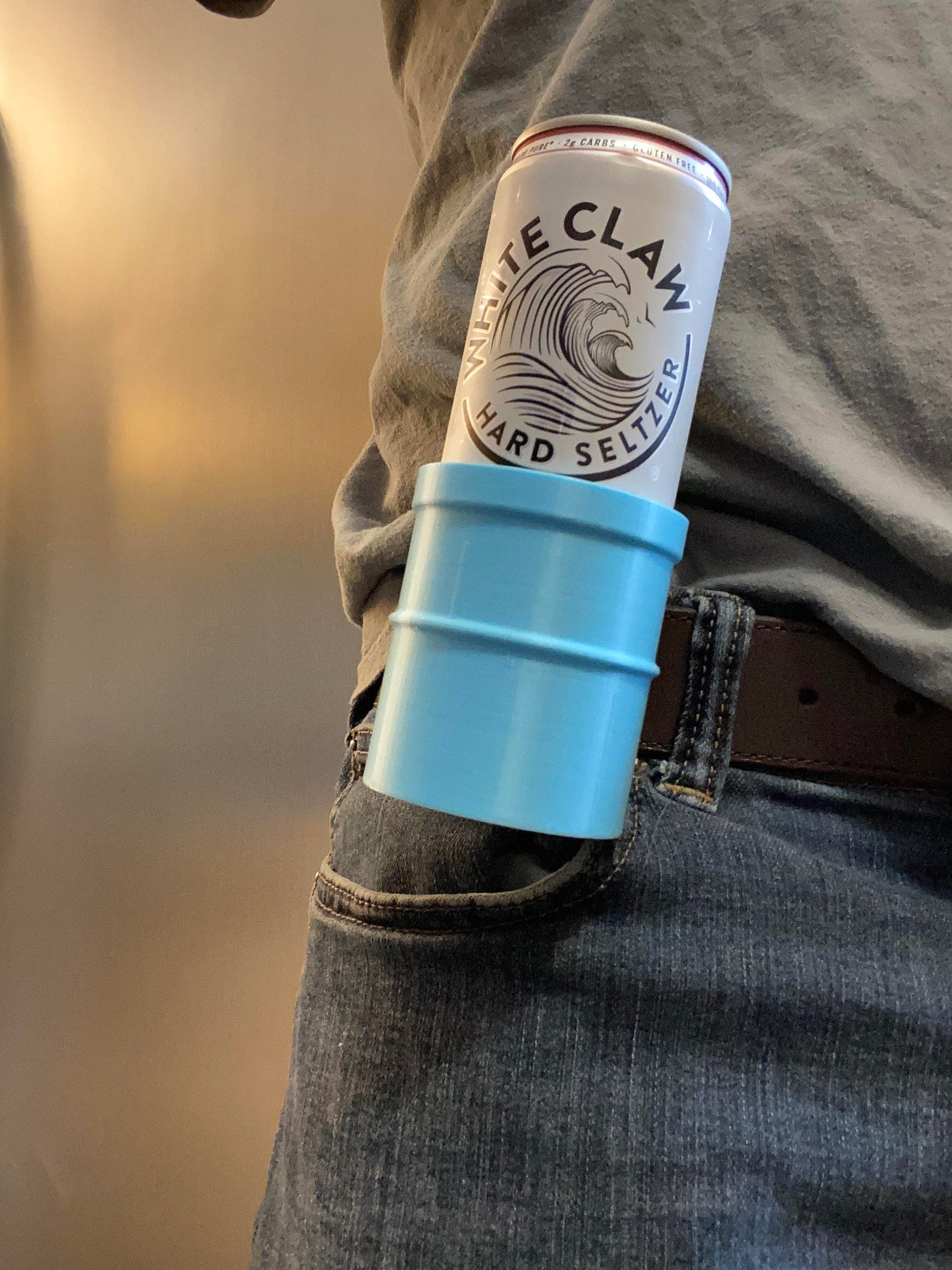 white claw koozie