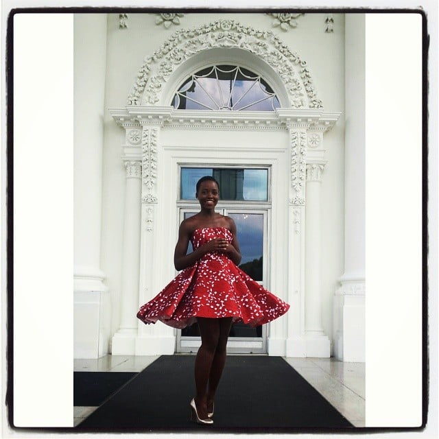 Lupita made a fashionable appearance at the White House over the weekend. 
Source: Instagram user lupitanyongo
