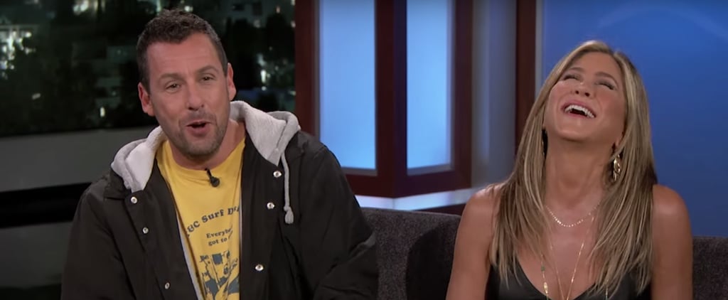 Jennifer Aniston and Adam Sandler on Jimmy Kimmel May 2019