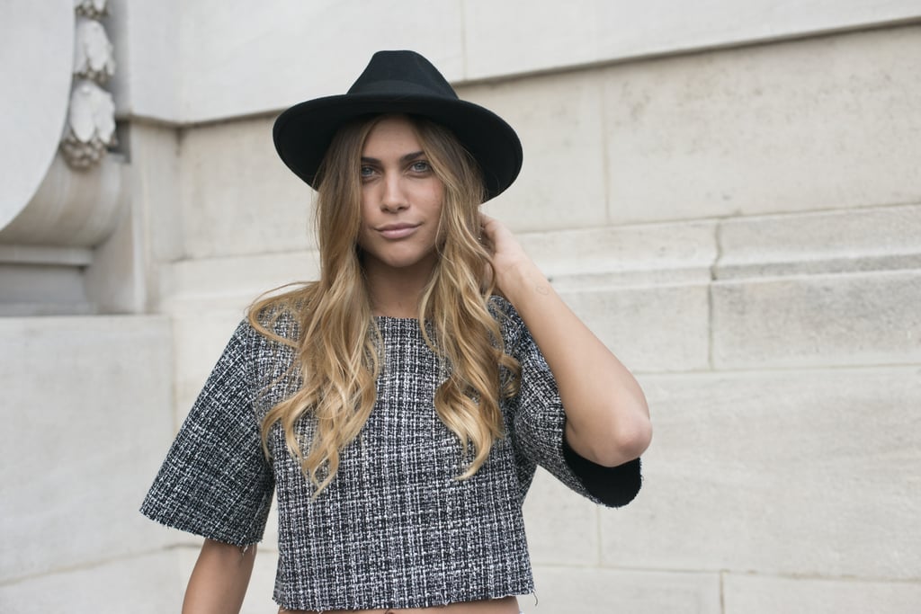 Beach waves may seem like a Summer style, but they look amazing coupled with a hat.