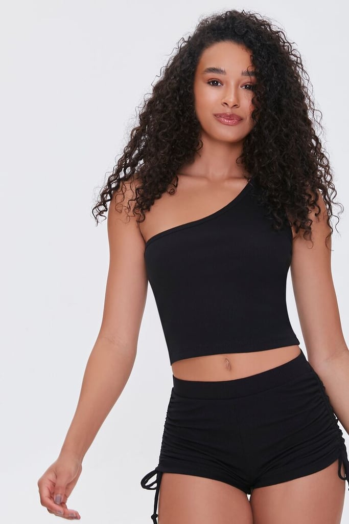 Forever 21 One-Shoulder Crop Top