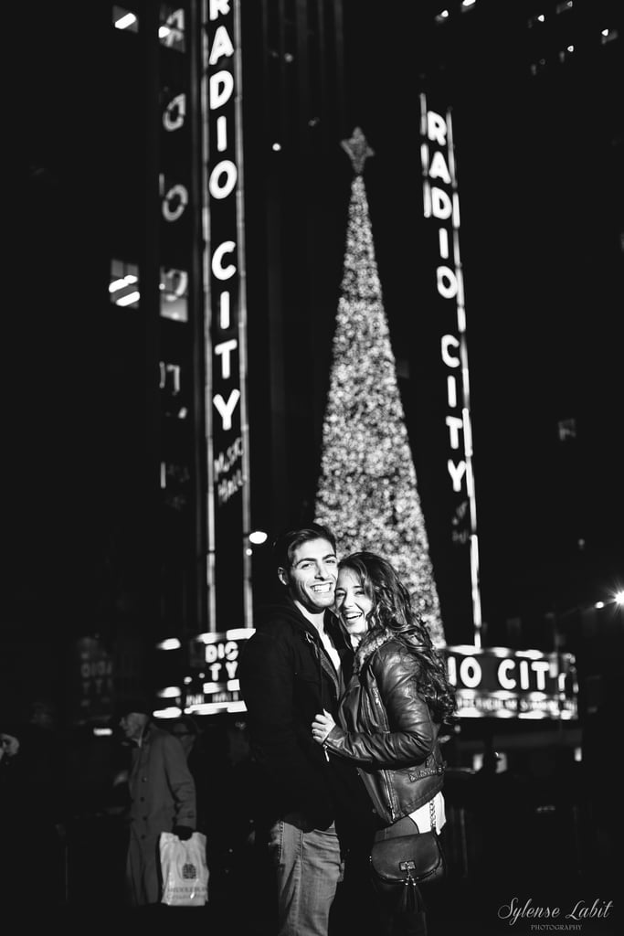Christmas Engagement Photos in New York