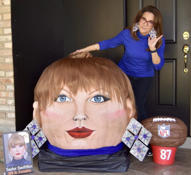 Jeanette Paras and Her Giant Taylor Swift Pumpkin