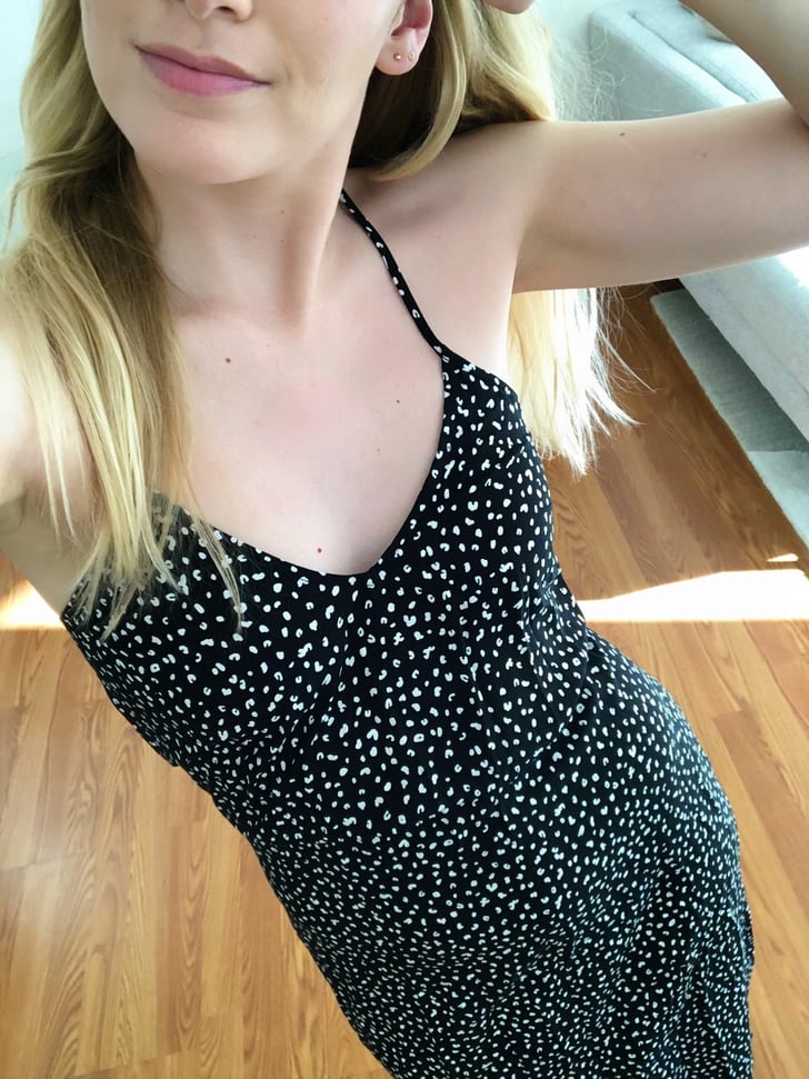 Old navy v outlet neck maxi shift dress