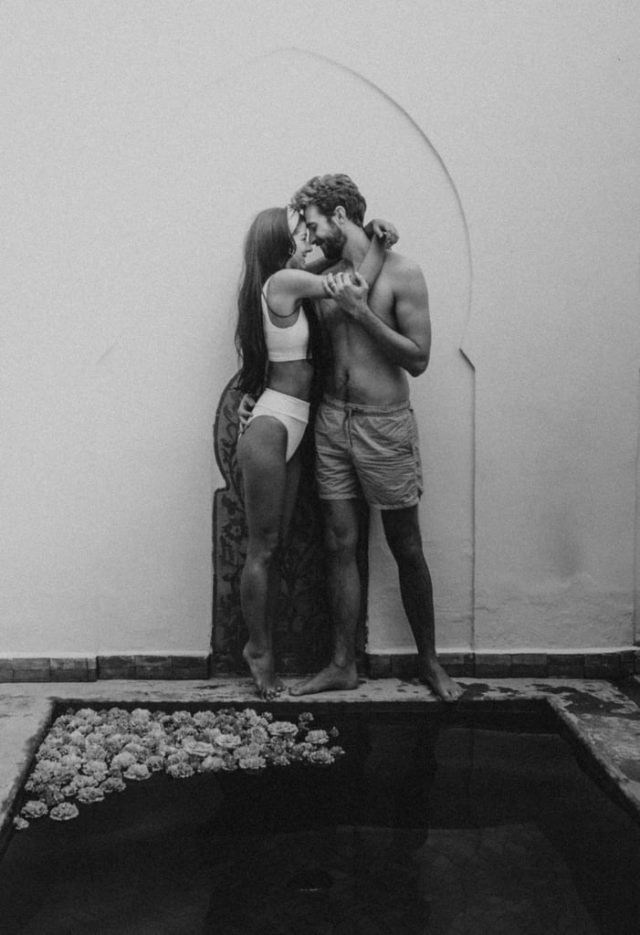 Sexy Moroccan Pool Couples Photo Shoot