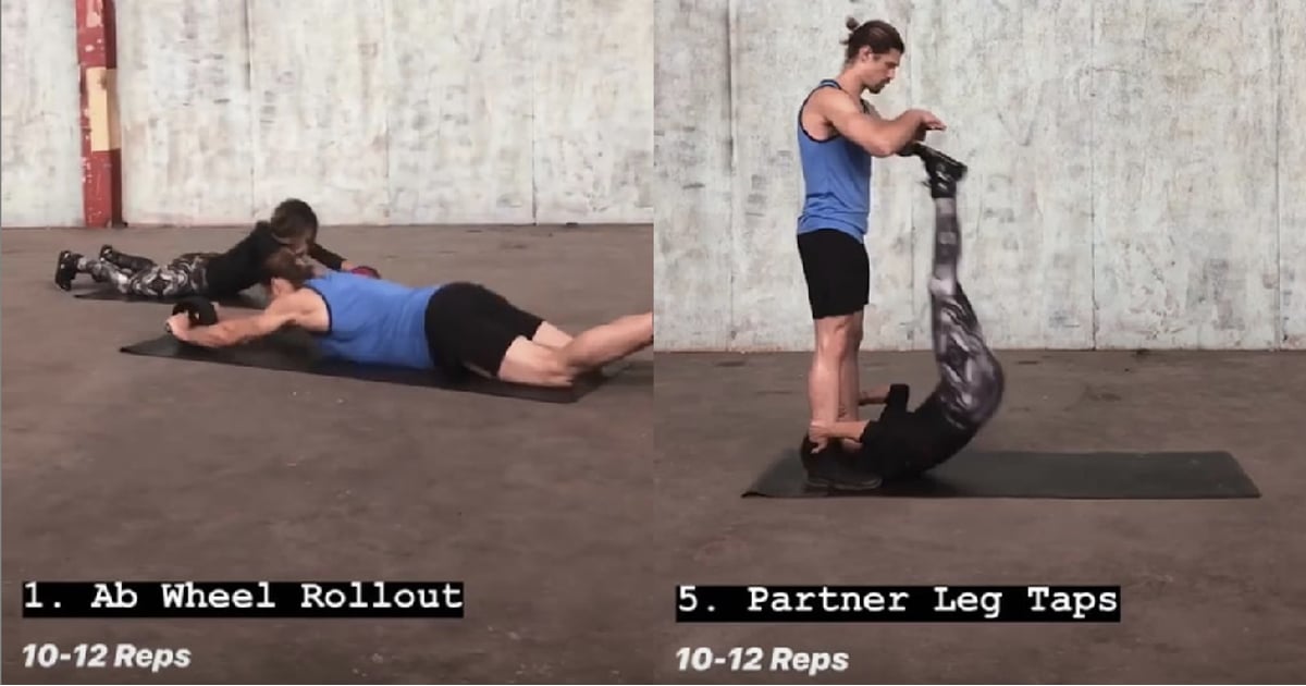 A CoreShredding Ab Workout Halle Berry's Best Ab Workouts POPSUGAR