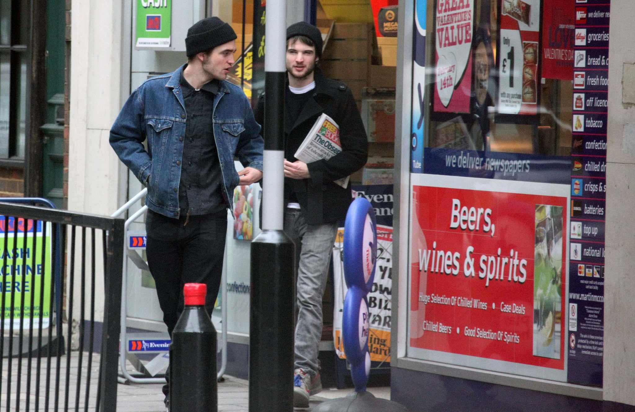 Photos of Twilight's Robert Pattinson With Tom Sturridge in London