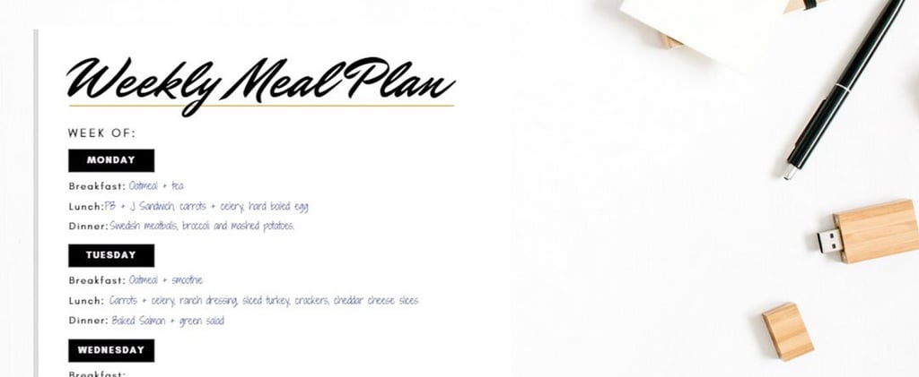 Printable Meal-Planning Sheets