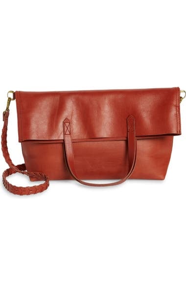 Madewell The Foldover Transport Tote: Whipstitched Edition