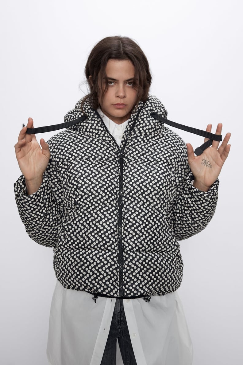 Zara Print Puffer Jacket