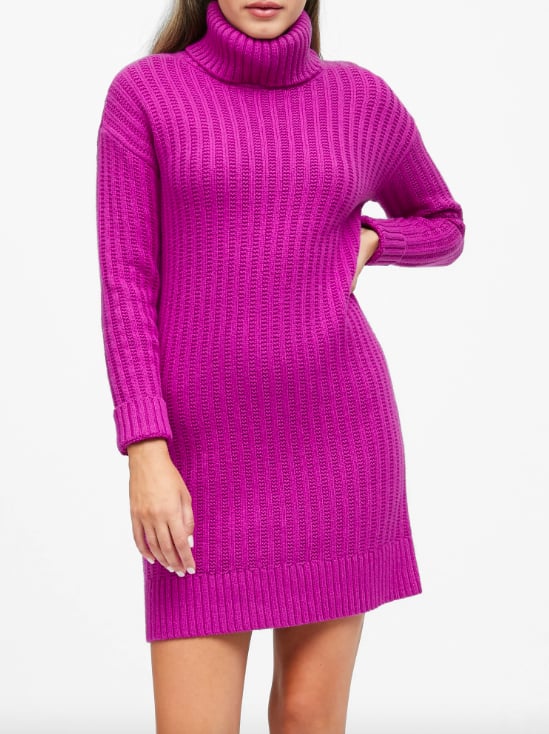 Petite Turtleneck Sweater Dress