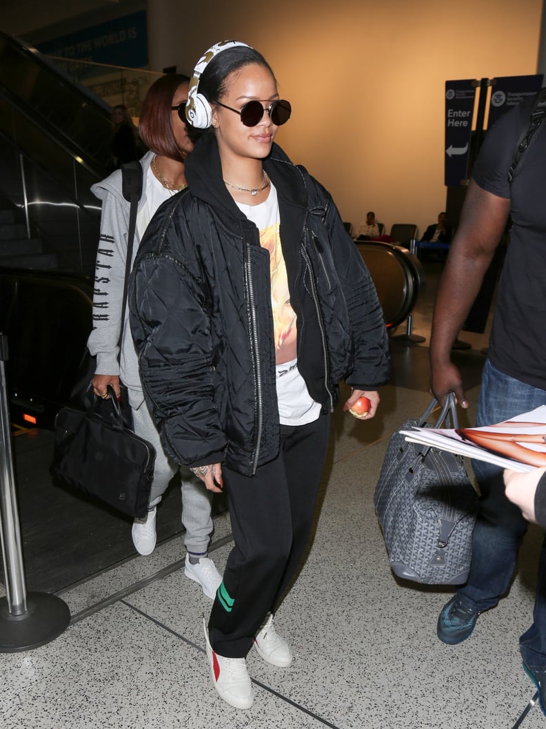 Rihanna Took NYFW's Hottest Street Style Shoe to the Airport