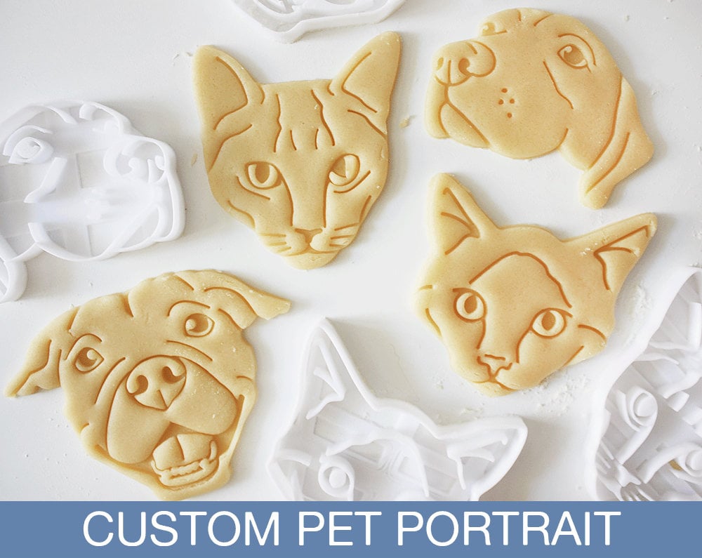 Custom Pet Portrait Cookie Cutter