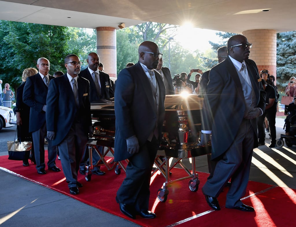 Aretha Franklin Funeral Pictures