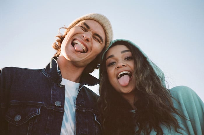 Chase Stokes and Madison Bailey For American Eagle