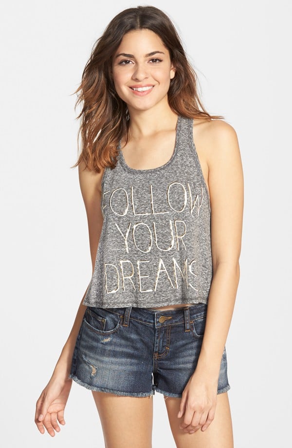 Coco & Jameson Follow Your Dreams Graphic Crop Tank ($22)
