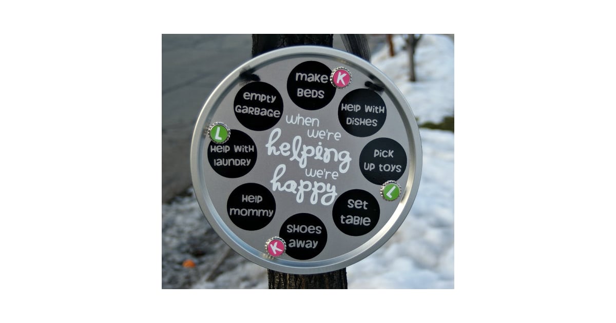 Chore Wheel DIY Chore Charts POPSUGAR Family Photo 7