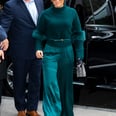 Jennifer Lopez Is the Queen of Green, and I'm Ready to Submit Her Teal Outfit as Evidence