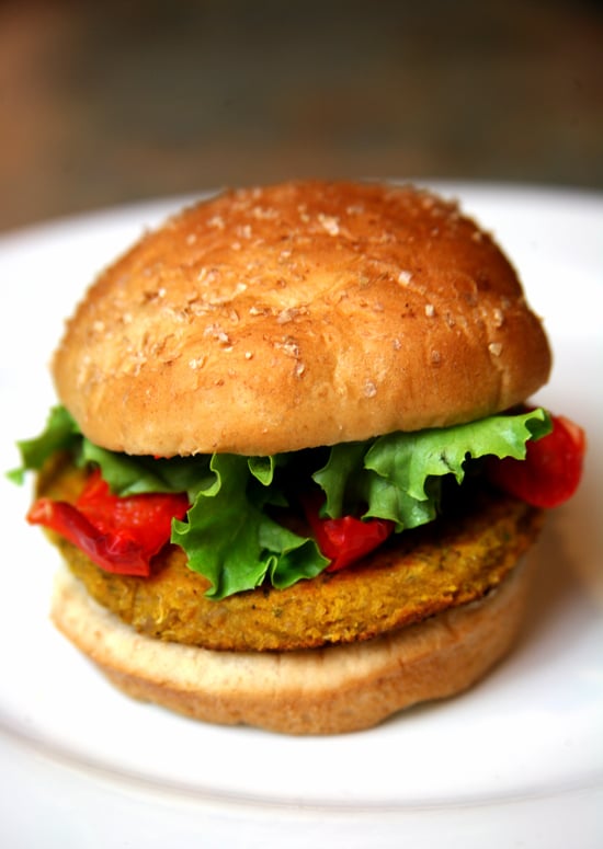 Sweet Potato, Chickpea, and Quinoa Burger