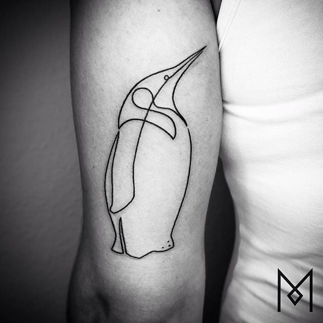He can create anything with a single line.
