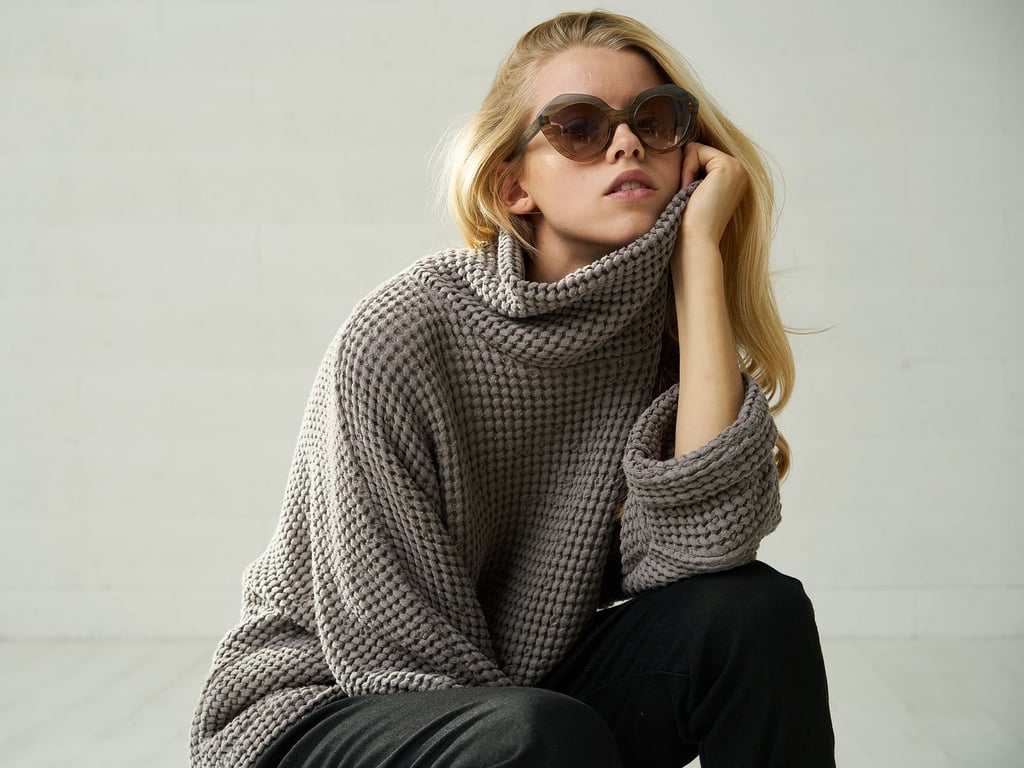 Bliss Linen Women's Chunky Oversized Fall Sweater