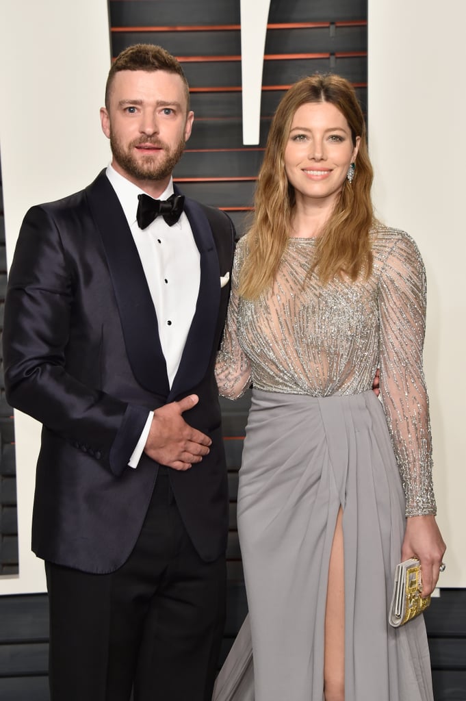 Justin Timberlake and Jessica Biel Vanity Fair Oscars 2016