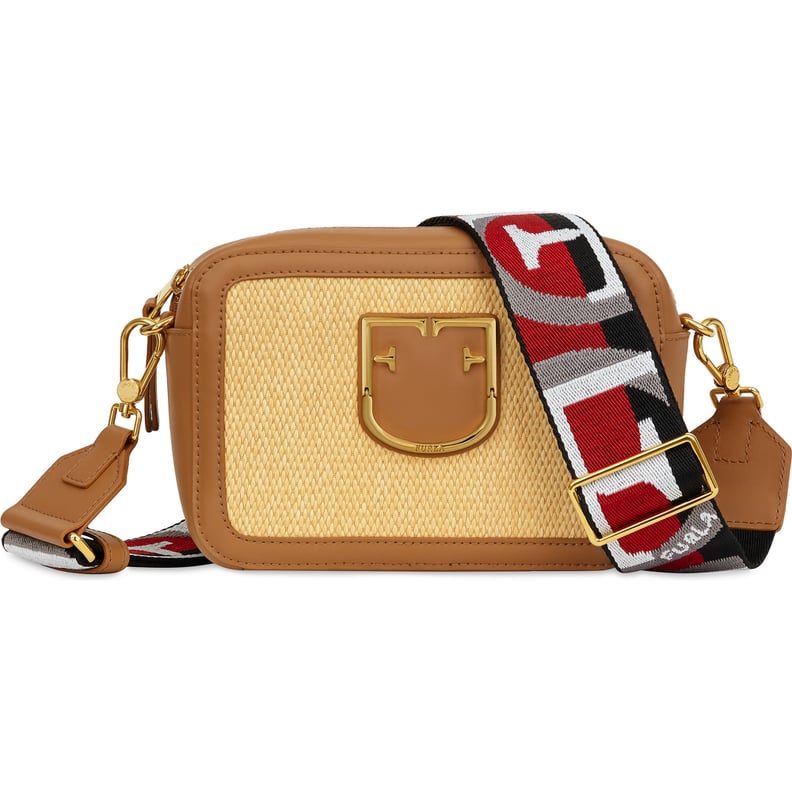 Furla Brava Mini Crossbody Beige Bag