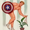 This Artist Smashes Stereotypes by Giving Men Superheroes a Sexy, Pinup-Style Makeover